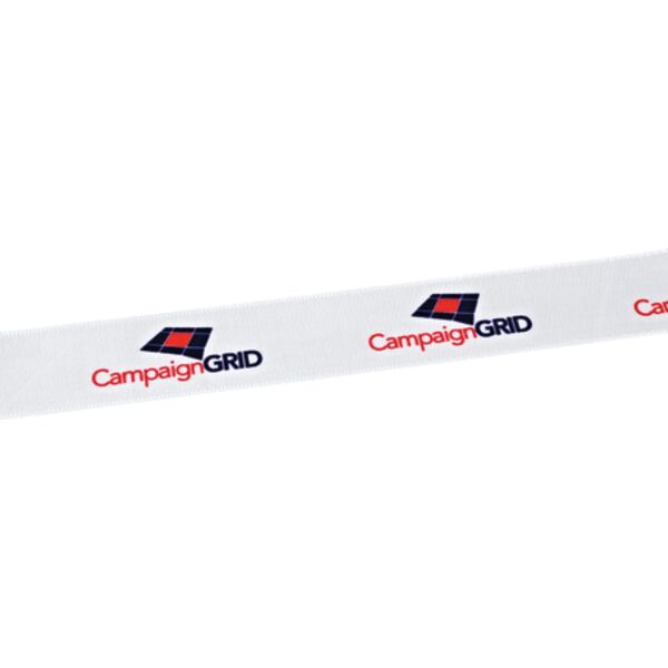 Full Color 7/8" Ribbon Lanyard w/ Clip Thumbnail
