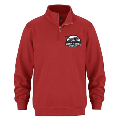 ADULT - 1/4 Zip Pullover Sweatshirt**Embroidered Logo* Thumbnail